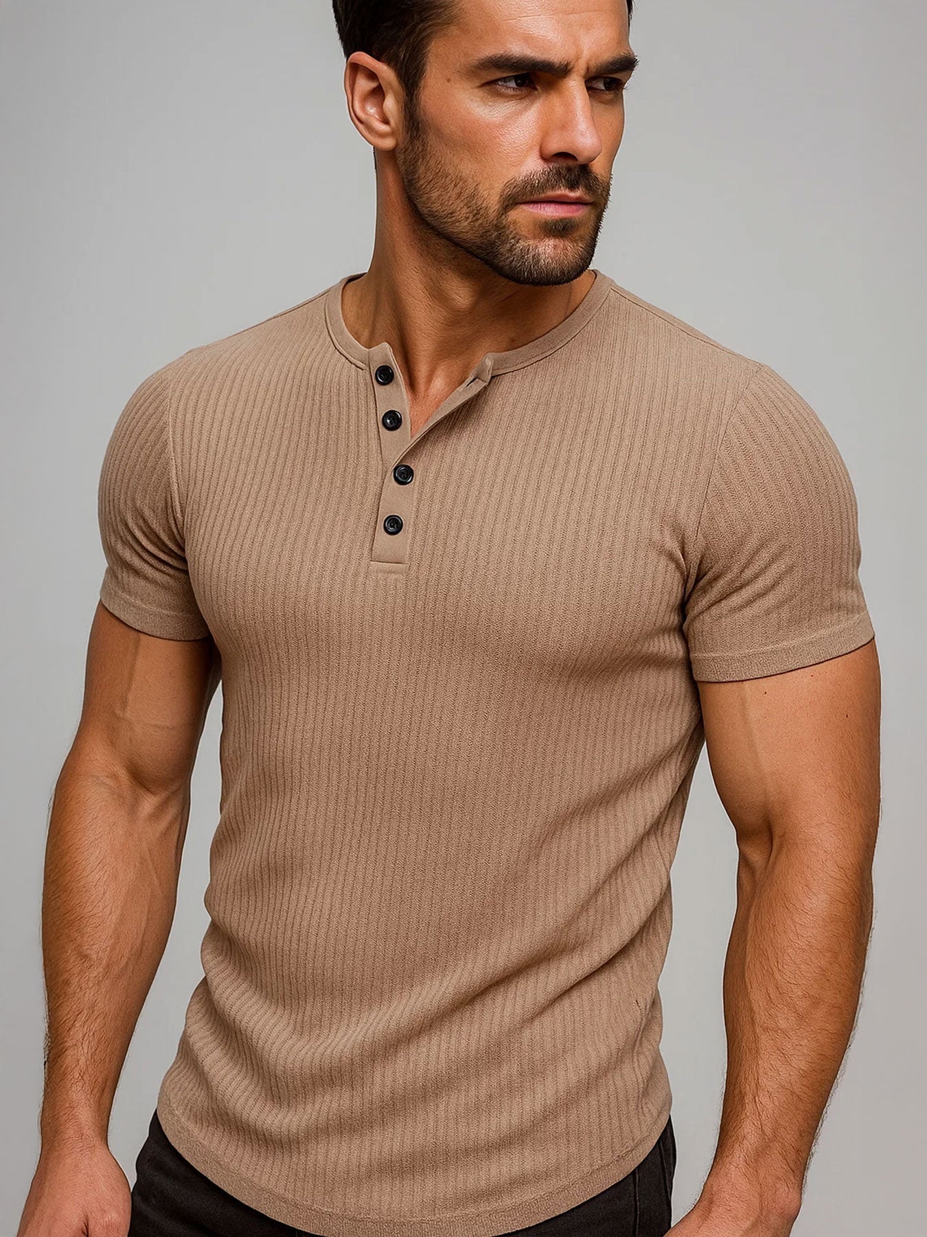 Siena - Men's Ultra Comfortable Henley Shirt
