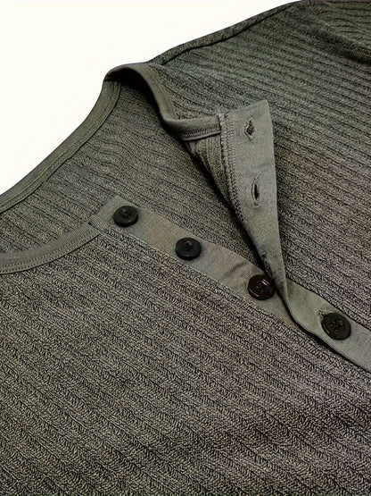 Siena - Men's Ultra Comfortable Henley Shirt