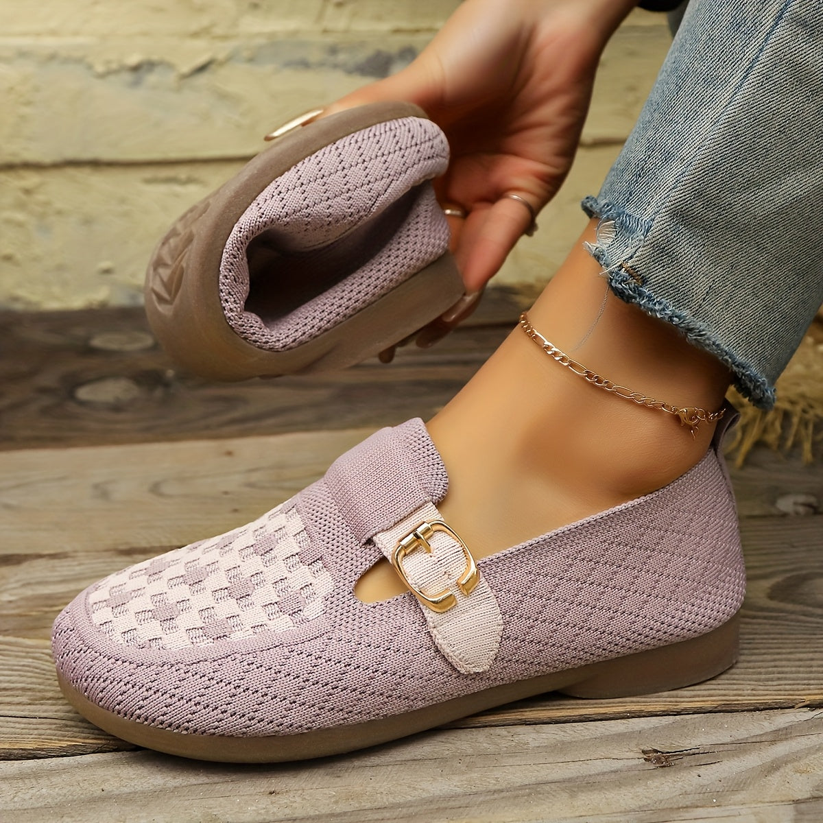 Weave - Women's Ultra Comfortable Knitted Loafers
