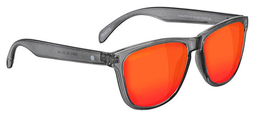 Elvora - Deric Polarized - Transparent Grey/Red Mirror