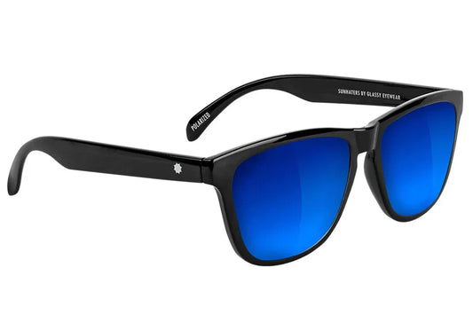 Elvora - Deric Polarized - Black/Blue Mirror