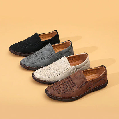 Oak - Ultra Comfortable Moccasin Loafers
