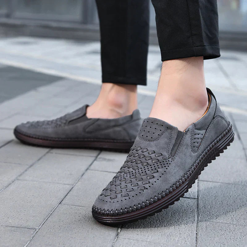 Oak - Ultra Comfortable Moccasin Loafers