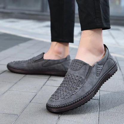 Oak - Ultra Comfortable Moccasin Loafers