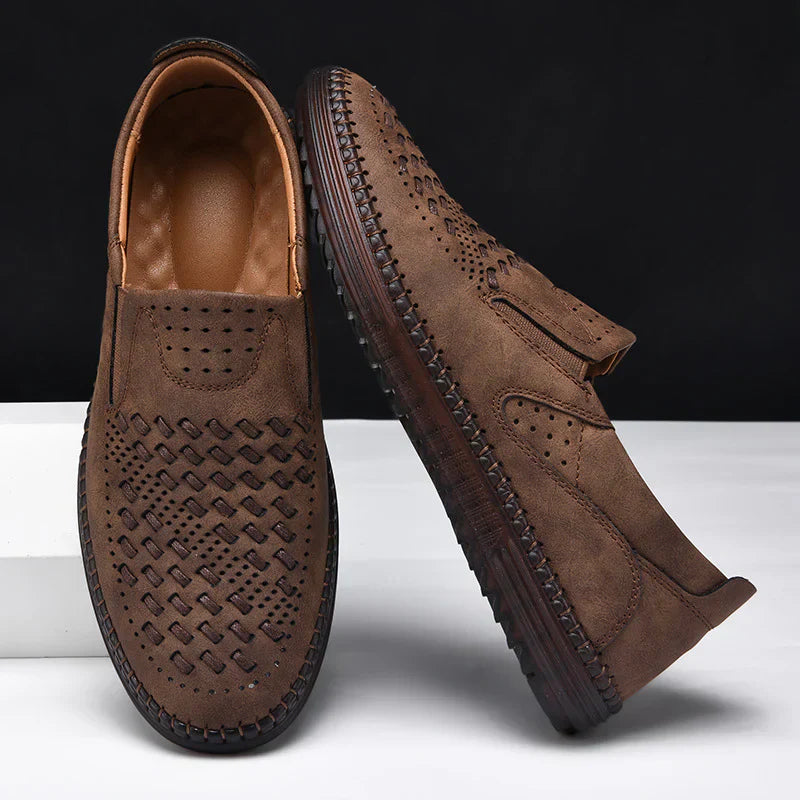 Oak - Ultra Comfortable Moccasin Loafers