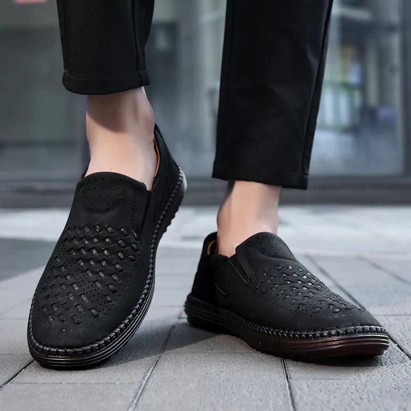 Oak - Ultra Comfortable Moccasin Loafers