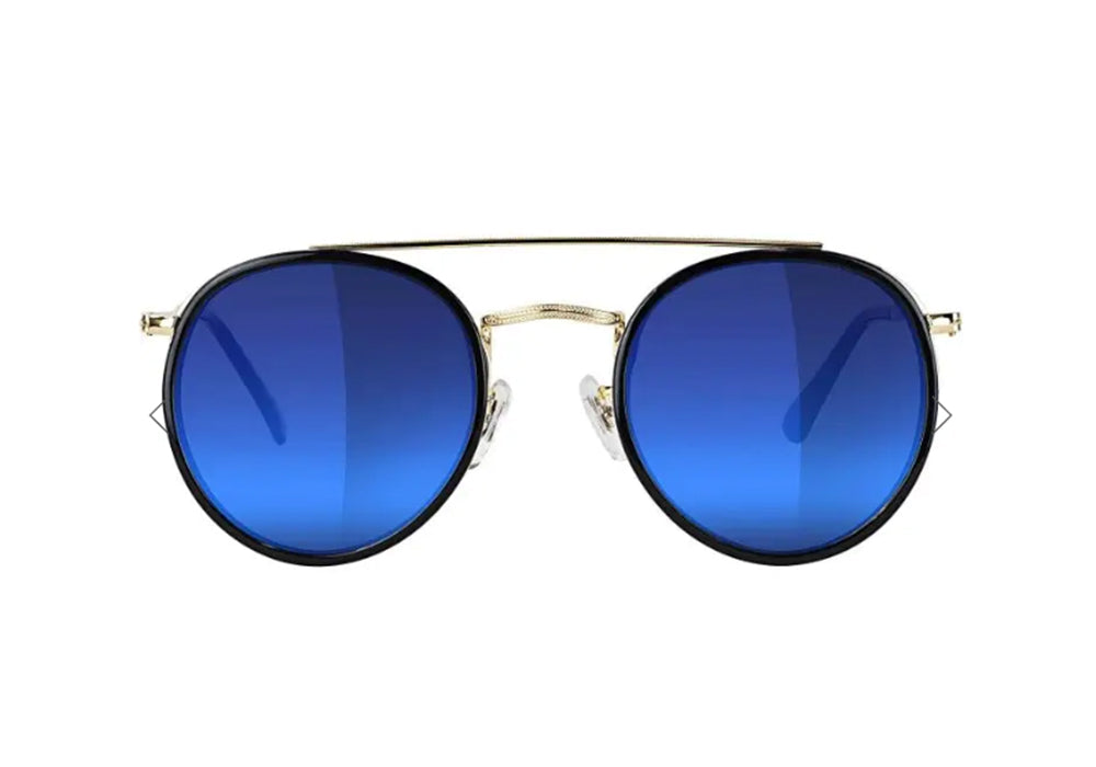 Elvora - Parker Polarized - Black/Gold/Blue Mirror