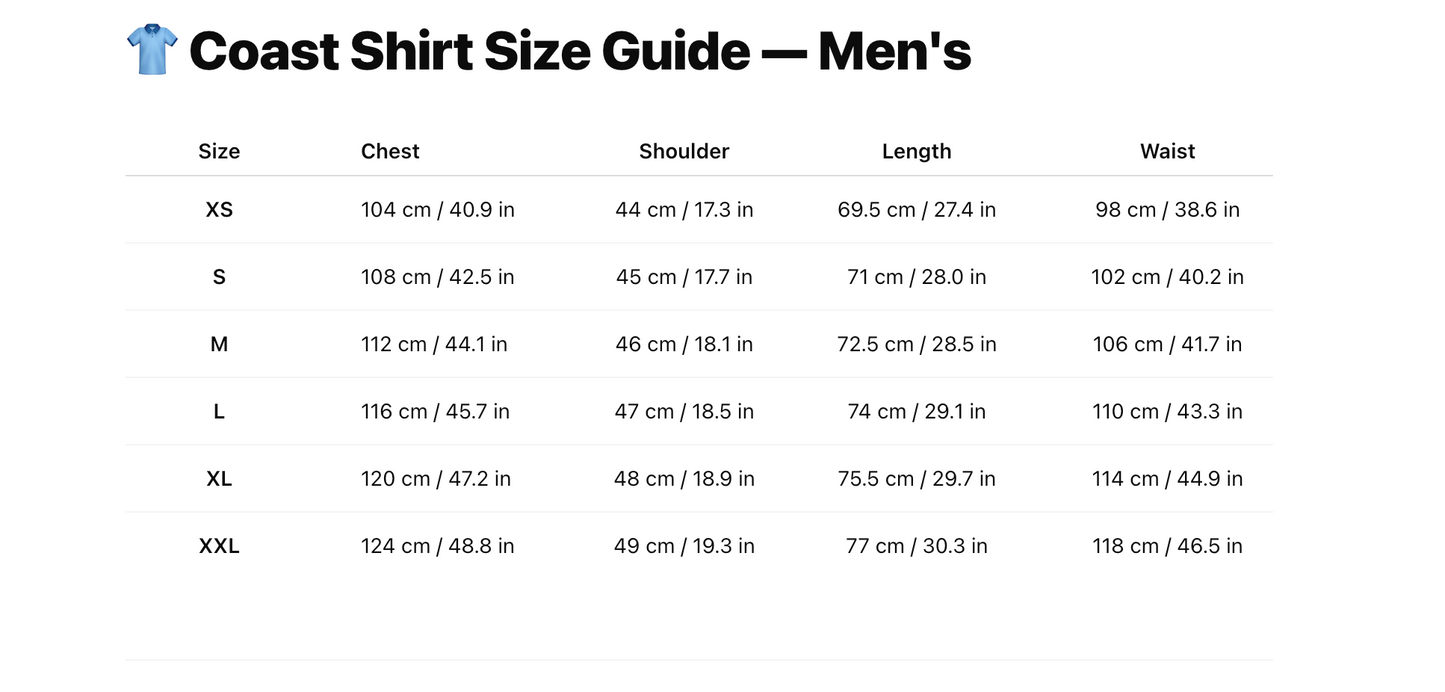 Coast - Men's Ultra Comfortable Shirt