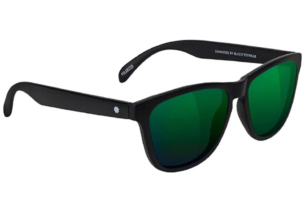 Elvora - Deric Polarized - Matte Black/Green Mirror